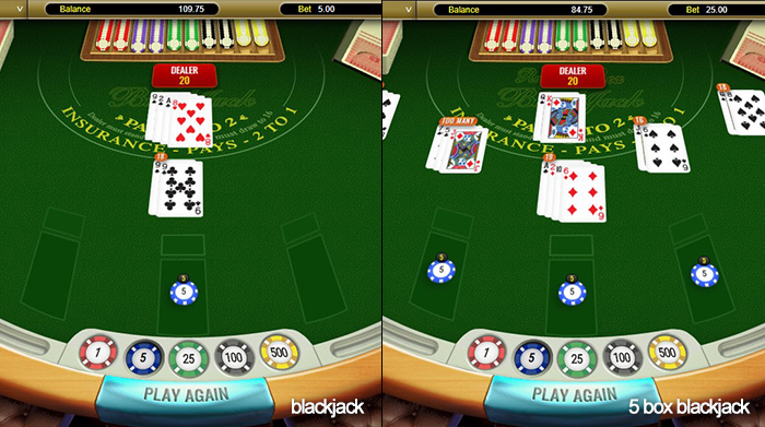 sbobet rng blackjack 5 box blackjack